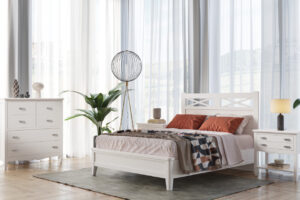 Cabecero Verona de 150 | Bancada madera de 150 | Mesita de 3 cajones ancho 70 Amberes | Mesita 1 cajón ancho 70 Amberes | Cómoda Amberes | AMBERES 79/01 – DORMITORIOS