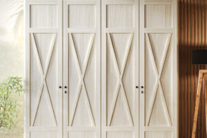 Armario de 4 puertas madera y friso Mediterráneo | GÉNOVA 69/02 – DORMITORIOS