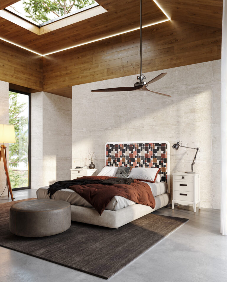 Cabecero Ostro Tapizado De 150 | Mesita Quebec | Mesita Ancho 44 Quebec | Quebec 57/03 – Dormitorios
