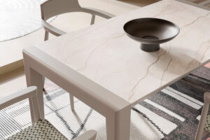 Mesa Fuerteventura 160 estirable | Silla Giovanna | BERNA 09/01 – COMEDORES