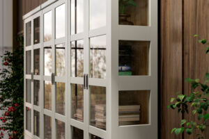 Estantería Modular costado cristal | LIBROS 60/01 – COMEDORES