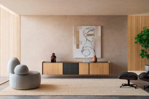 Modulo TV Praga | Mesa Lanzarote de 220 | Sillón Brianne | PRAGA 39/01 – COMEDORES