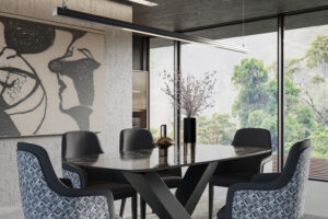 Mesa Lanzarote 220 | Sillón Brianne | TALLIN 18/03 – COMEDORES
