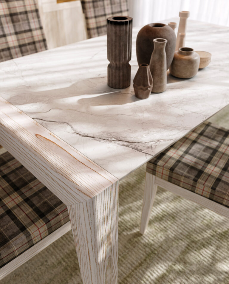 Mesa Fuerteventura 160 Estirable | Silla Frida | Tallin 33/01 – Comedores